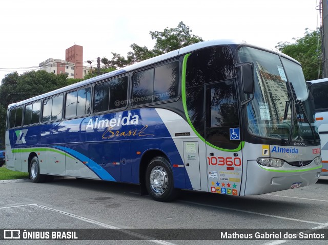 Viação Almeida Brasil 10360 na cidade de Barueri, São Paulo, Brasil, por Matheus Gabriel dos Santos. Número da foto: #12667508.