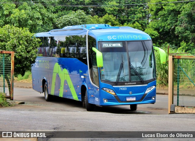 SC Minas Transportes 74323 na cidade de Alfenas, Minas Gerais, Brasil, por Lucas Elson de Oliveira. Número da foto: #12667978.