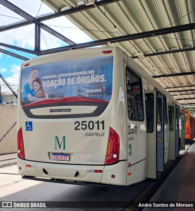 Viação Castelo Branco 25011 na cidade de Curitiba, Paraná, Brasil, por Andre Santos de Moraes. Número da foto: #12664980.