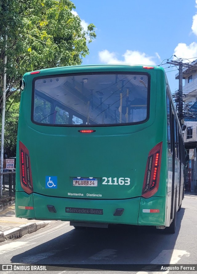 OT Trans - Ótima Salvador Transportes 21163 na cidade de Salvador, Bahia, Brasil, por Augusto Ferraz. Número da foto: #12665495.