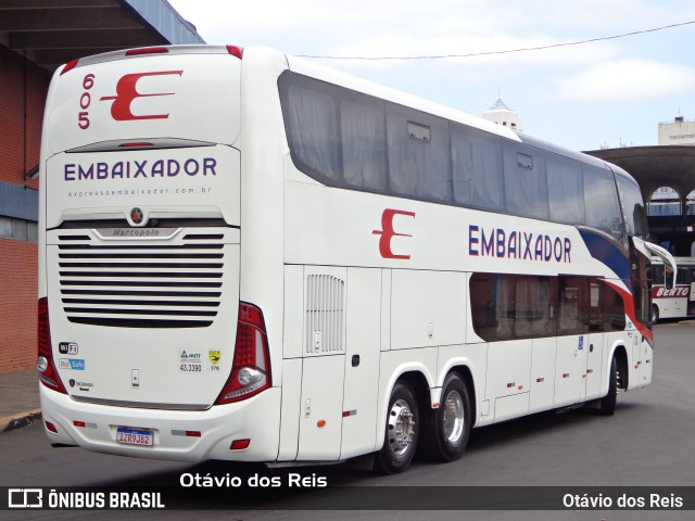 Expresso Embaixador 605 na cidade de Porto Alegre, Rio Grande do Sul, Brasil, por Otávio dos Reis . Número da foto: #12666717.