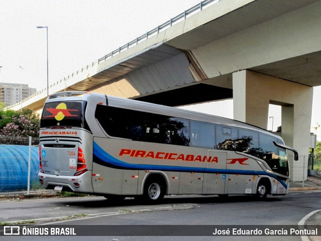 Viação Piracicabana 7204 na cidade de Campinas, São Paulo, Brasil, por José Eduardo Garcia Pontual. Número da foto: #12667002.