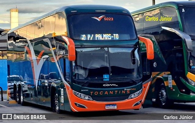 Tocantins Transportes e Turismo 5023 na cidade de Goiânia, Goiás, Brasil, por Carlos Júnior. Número da foto: #12667069.
