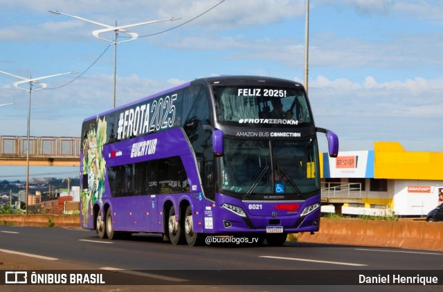 Eucatur - Empresa União Cascavel de Transportes e Turismo 6021 na cidade de Rio Verde, Goiás, Brasil, por Daniel Henrique. Número da foto: #12665806.