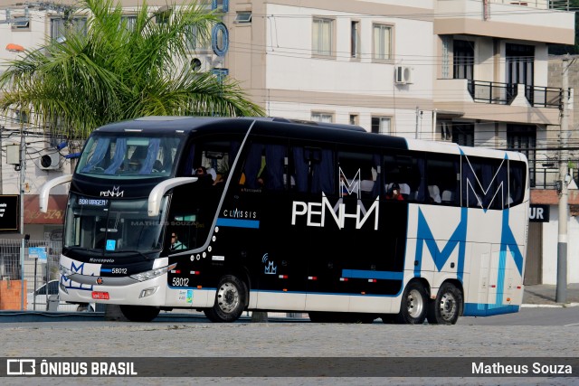 Empresa de Ônibus Nossa Senhora da Penha 58012 na cidade de Balneário Camboriú, Santa Catarina, Brasil, por Matheus Souza. Número da foto: #12668048.