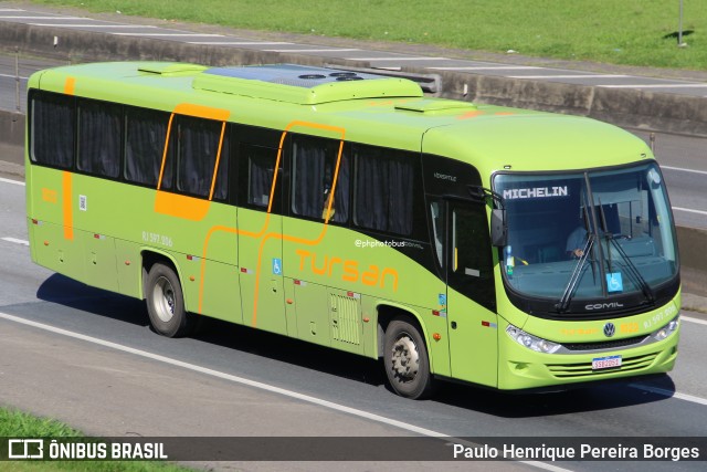 Tursan - Turismo Santo André 1022 na cidade de Resende, Rio de Janeiro, Brasil, por Paulo Henrique Pereira Borges. Número da foto: #12667657.