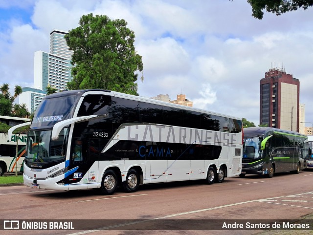Auto Viação Catarinense 324332 na cidade de Curitiba, Paraná, Brasil, por Andre Santos de Moraes. Número da foto: #12667366.