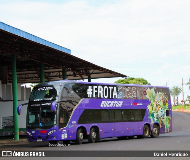 Eucatur - Empresa União Cascavel de Transportes e Turismo 6021 na cidade de Rio Verde, Goiás, Brasil, por Daniel Henrique. Número da foto: #12665803.