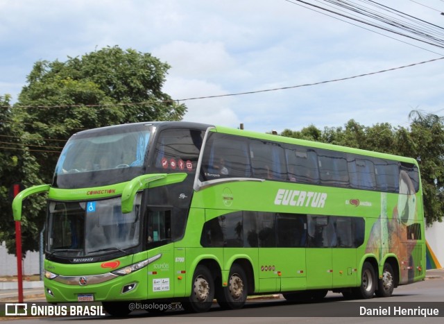 Eucatur - Empresa União Cascavel de Transportes e Turismo 5700 na cidade de Rio Verde, Goiás, Brasil, por Daniel Henrique. Número da foto: #12665791.