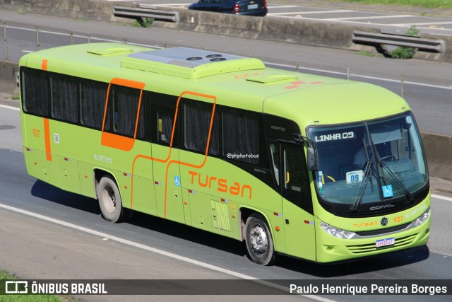 Tursan - Turismo Santo André 927 na cidade de Resende, Rio de Janeiro, Brasil, por Paulo Henrique Pereira Borges. Número da foto: #12667650.