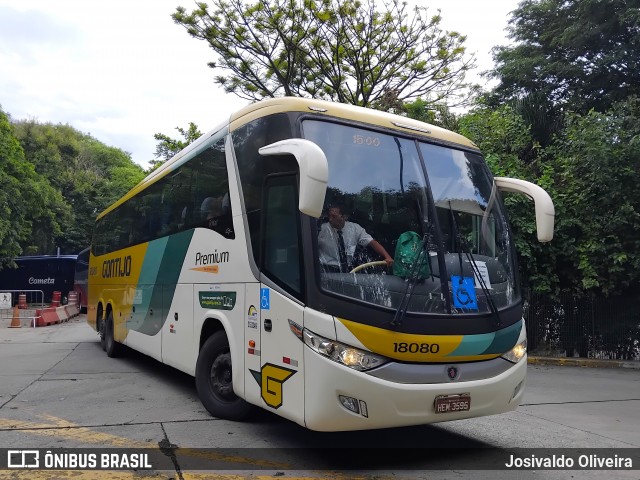 Empresa Gontijo de Transportes 18080 na cidade de São Paulo, São Paulo, Brasil, por Josivaldo Oliveira. Número da foto: #12665630.