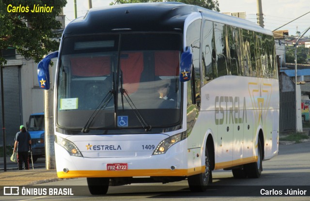 Viação Estrela 1409 na cidade de Goiânia, Goiás, Brasil, por Carlos Júnior. Número da foto: #12666103.