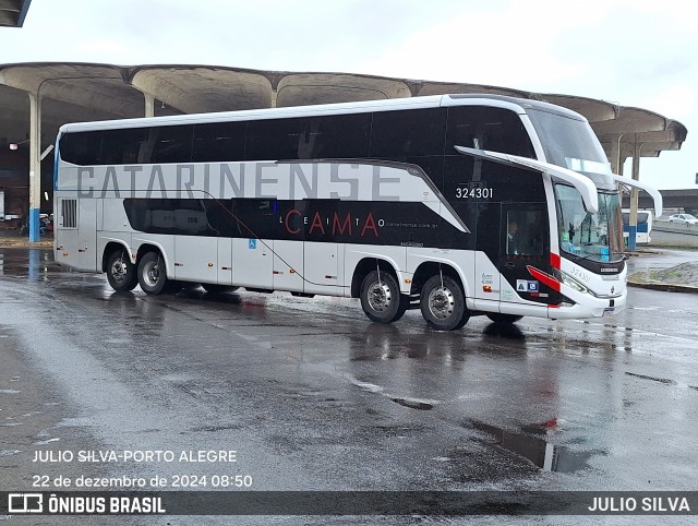 Auto Viação Catarinense 324301 na cidade de Porto Alegre, Rio Grande do Sul, Brasil, por JULIO SILVA. Número da foto: #12665750.