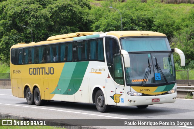 Empresa Gontijo de Transportes 14345 na cidade de Piraí, Rio de Janeiro, Brasil, por Paulo Henrique Pereira Borges. Número da foto: #12667631.