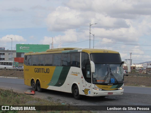 Empresa Gontijo de Transportes 17025 na cidade de Caruaru, Pernambuco, Brasil, por Lenilson da Silva Pessoa. Número da foto: #12667018.