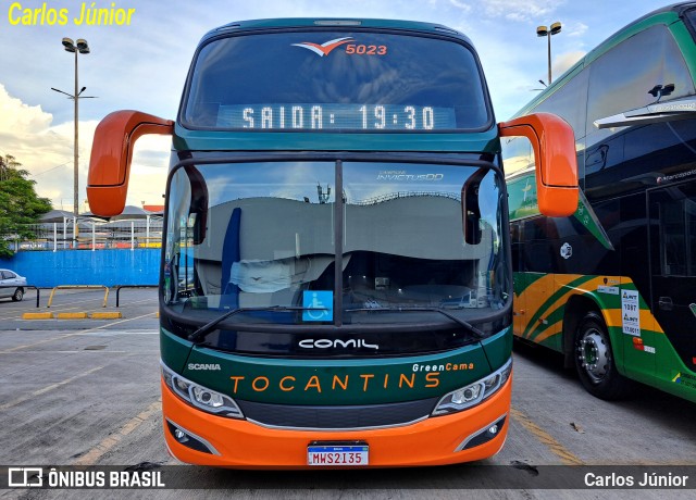 Tocantins Transportes e Turismo 5023 na cidade de Goiânia, Goiás, Brasil, por Carlos Júnior. Número da foto: #12667062.