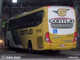 Empresa Gontijo de Transportes 7075 na cidade de João Monlevade, Minas Gerais, Brasil, por Adrian Sena. Número da foto: #12665342.