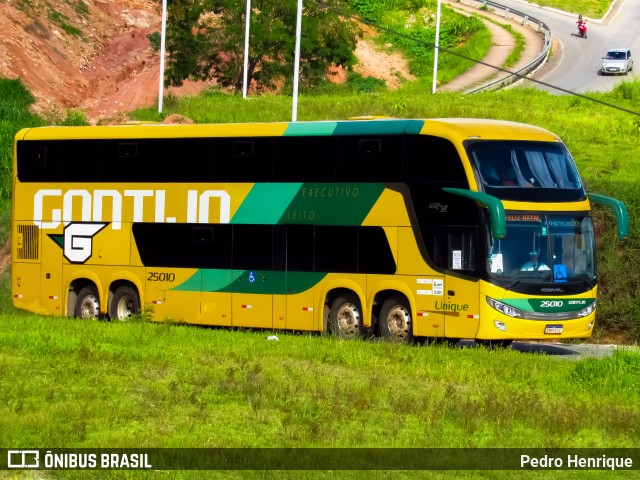 Empresa Gontijo de Transportes 25010 na cidade de Nova Serrana, Minas Gerais, Brasil, por Pedro Henrique. Número da foto: #12671172.
