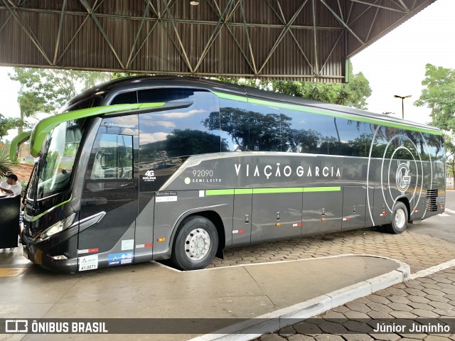 Viação Garcia 92090 na cidade de Bauru, São Paulo, Brasil, por Júnior Juninho. Número da foto: #12670038.