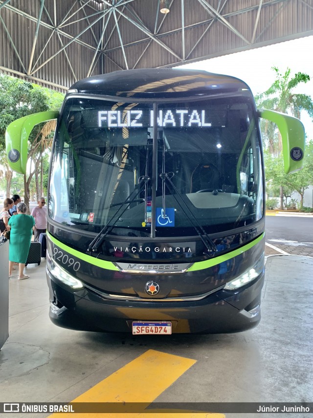 Viação Garcia 92090 na cidade de Bauru, São Paulo, Brasil, por Júnior Juninho. Número da foto: #12670053.