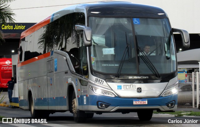 Expresso União 10421 na cidade de Goiânia, Goiás, Brasil, por Carlos Júnior. Número da foto: #12670430.