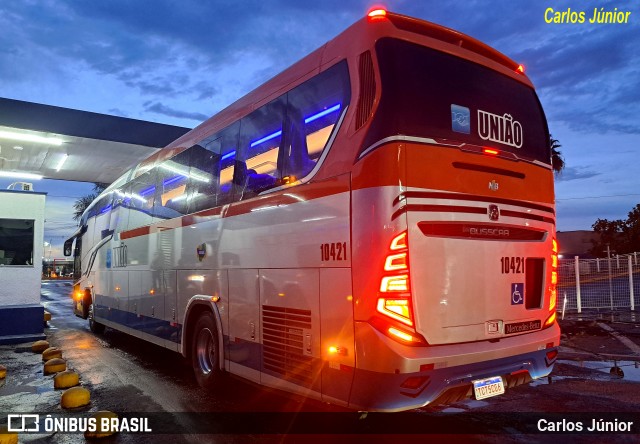 Expresso União 10421 na cidade de Goiânia, Goiás, Brasil, por Carlos Júnior. Número da foto: #12670382.