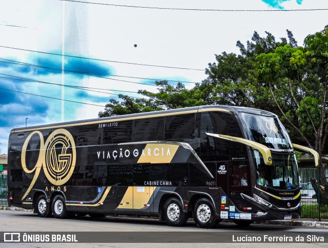 Viação Garcia 96011 na cidade de São Paulo, São Paulo, Brasil, por Luciano Ferreira da Silva. Número da foto: #12670471.