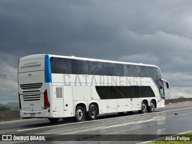 Auto Viação Catarinense 321314 na cidade de Lorena, São Paulo, Brasil, por João Felipe. Número da foto: #12668822.