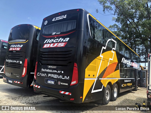 Flecha Bus 43524 na cidade de Balneário Camboriú, Santa Catarina, Brasil, por Lucas Pereira Bicca. Número da foto: #12670292.