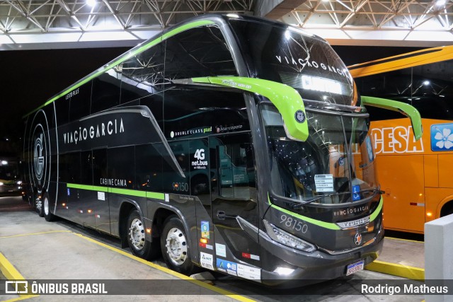 Viação Garcia 98150 na cidade de Ponta Grossa, Paraná, Brasil, por Rodrigo Matheus. Número da foto: #12669069.