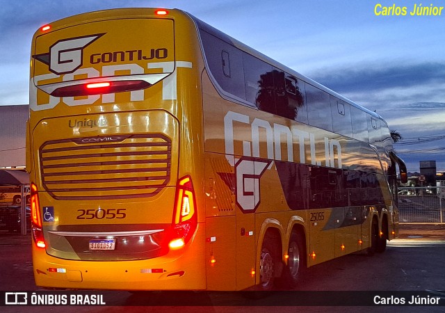 Empresa Gontijo de Transportes 25055 na cidade de Goiânia, Goiás, Brasil, por Carlos Júnior. Número da foto: #12669513.