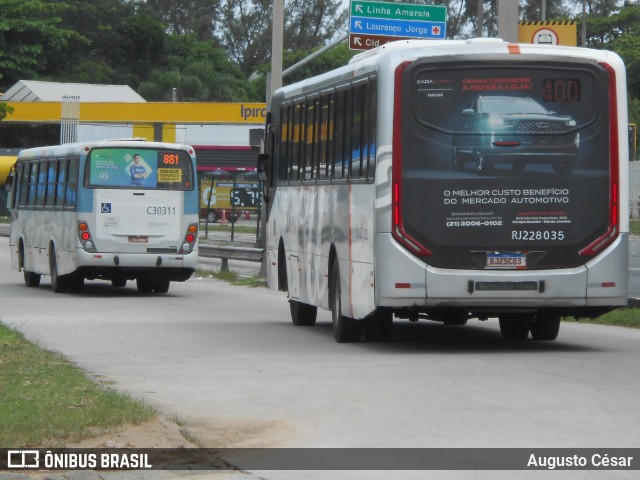UniRio Transportes RJ 228.035 na cidade de Rio de Janeiro, Rio de Janeiro, Brasil, por Augusto César. Número da foto: #12669141.