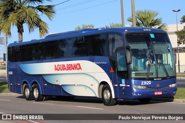 Viação Águia Branca 23120 na cidade de Vitória, Espírito Santo, Brasil, por Paulo Henrique Pereira Borges. Número da foto: #12669230.
