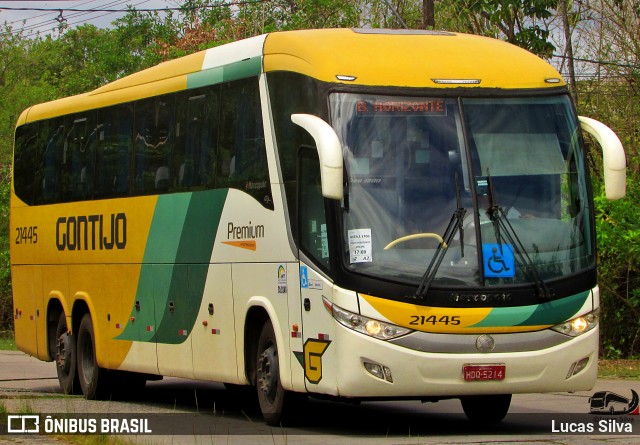 Empresa Gontijo de Transportes 21445 na cidade de Recife, Pernambuco, Brasil, por Lucas Silva. Número da foto: #12671396.