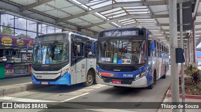 Auto Ônibus Moratense 26.068 na cidade de Franco da Rocha, São Paulo, Brasil, por Thiago de Souza. Número da foto: #12668542.