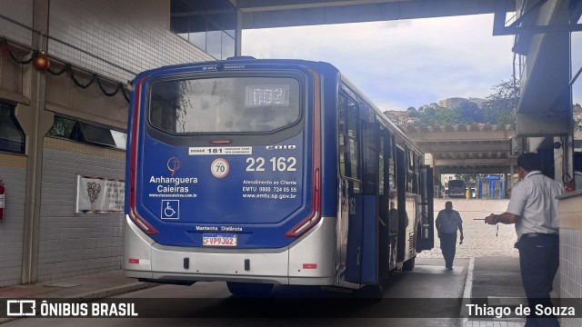 Viação Cidade de Caieiras 22.162 na cidade de Franco da Rocha, São Paulo, Brasil, por Thiago de Souza. Número da foto: #12668627.