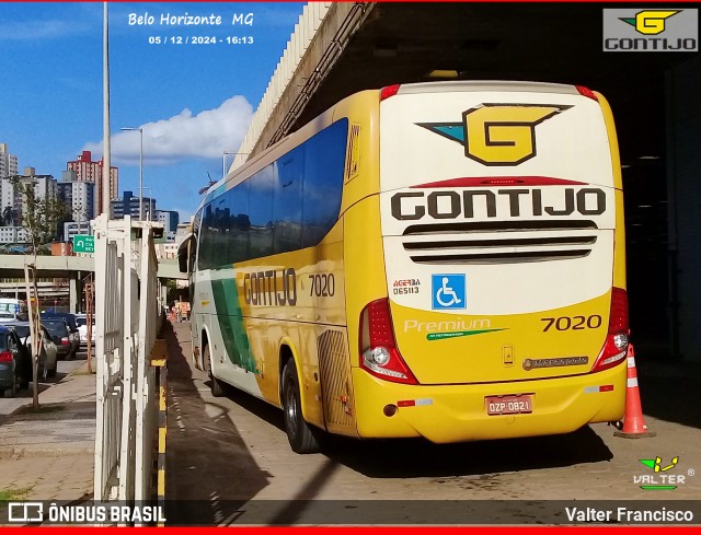 Empresa Gontijo de Transportes 7020 na cidade de Belo Horizonte, Minas Gerais, Brasil, por Valter Francisco. Número da foto: #12669635.