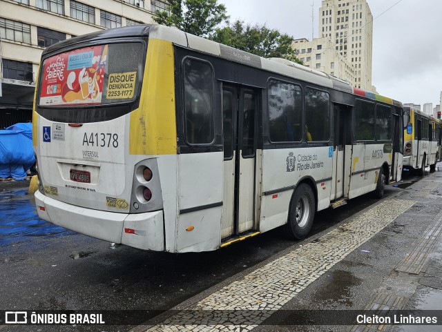 Real Auto Ônibus A41378 na cidade de Rio de Janeiro, Rio de Janeiro, Brasil, por Cleiton Linhares. Número da foto: #12668827.