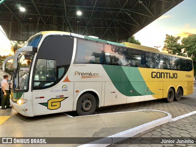 Empresa Gontijo de Transportes 17160 na cidade de Bauru, São Paulo, Brasil, por Júnior Juninho. Número da foto: #12669862.
