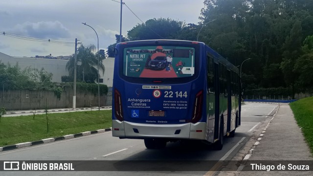 Viação Cidade de Caieiras 22.144 na cidade de Franco da Rocha, São Paulo, Brasil, por Thiago de Souza. Número da foto: #12668608.