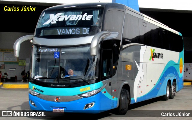 Viação Xavante 19500 na cidade de Goiânia, Goiás, Brasil, por Carlos Júnior. Número da foto: #12668089.