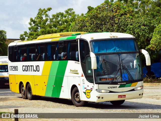 Empresa Gontijo de Transportes 17280 na cidade de Fortaleza, Ceará, Brasil, por Jaziel Lima. Número da foto: #12670841.