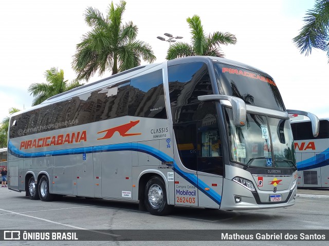 Viação Piracicabana 262403 na cidade de Barueri, São Paulo, Brasil, por Matheus Gabriel dos Santos. Número da foto: #12668105.
