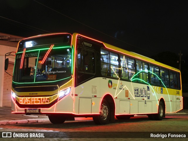 Viação Cidade de Maceió 1408 na cidade de Maceió, Alagoas, Brasil, por Rodrigo Fonseca. Número da foto: #12670435.