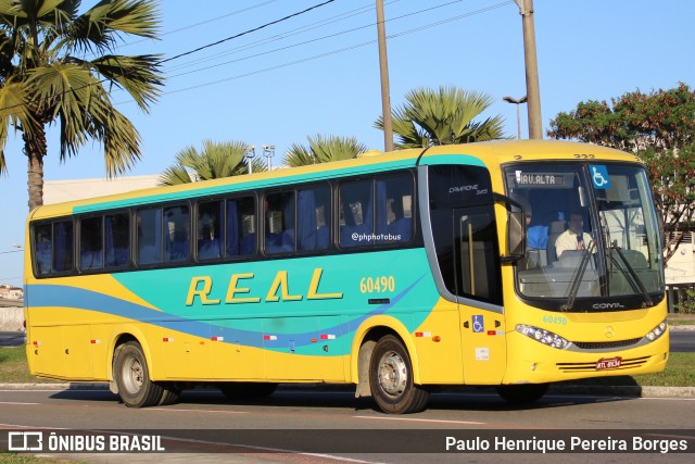 Viação Real Ita 60490 na cidade de Vitória, Espírito Santo, Brasil, por Paulo Henrique Pereira Borges. Número da foto: #12669226.