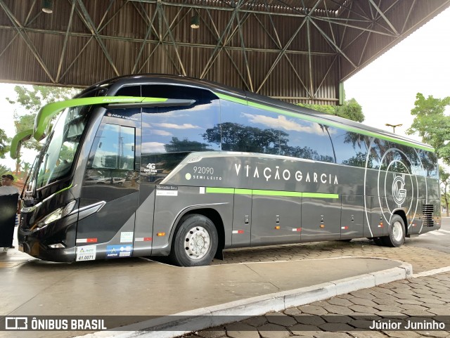 Viação Garcia 92090 na cidade de Bauru, São Paulo, Brasil, por Júnior Juninho. Número da foto: #12670044.