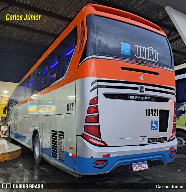 Expresso União 10421 na cidade de Goiânia, Goiás, Brasil, por Carlos Júnior. Número da foto: #12670408.