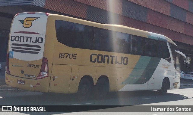 Empresa Gontijo de Transportes 18705 na cidade de Salvador, Bahia, Brasil, por Itamar dos Santos. Número da foto: #12668358.