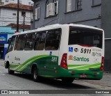 Viação Piracicabana Santos 5911 na cidade de Santos, São Paulo, Brasil, por Davi Cesar. Número da foto: #12670191.
