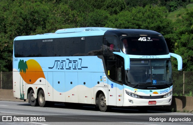 Transportadora Turística Natal 2600 na cidade de Aparecida, São Paulo, Brasil, por Rodrigo  Aparecido. Número da foto: #12672692.